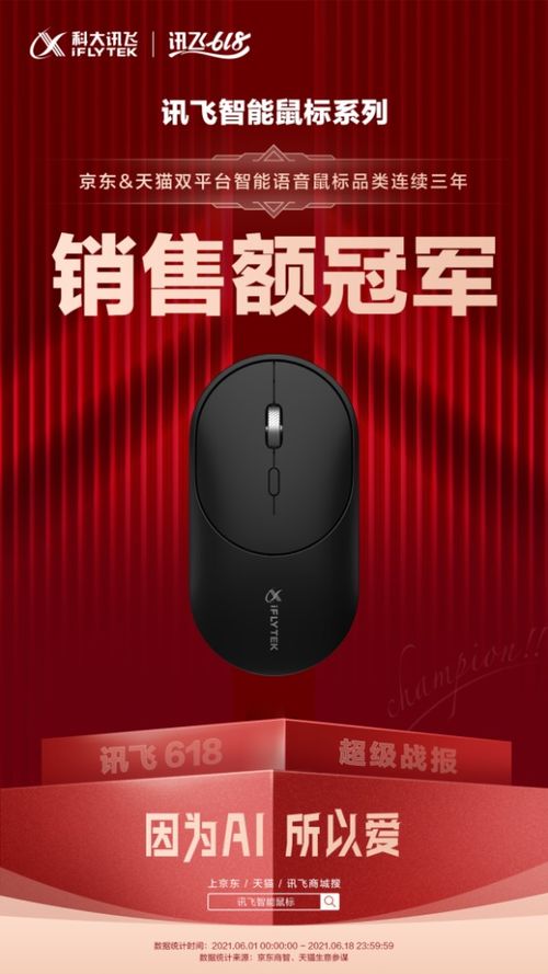 動(dòng)嘴不動(dòng)手 的智能鼠標(biāo) 科大訊飛黑科技再摘618銷冠